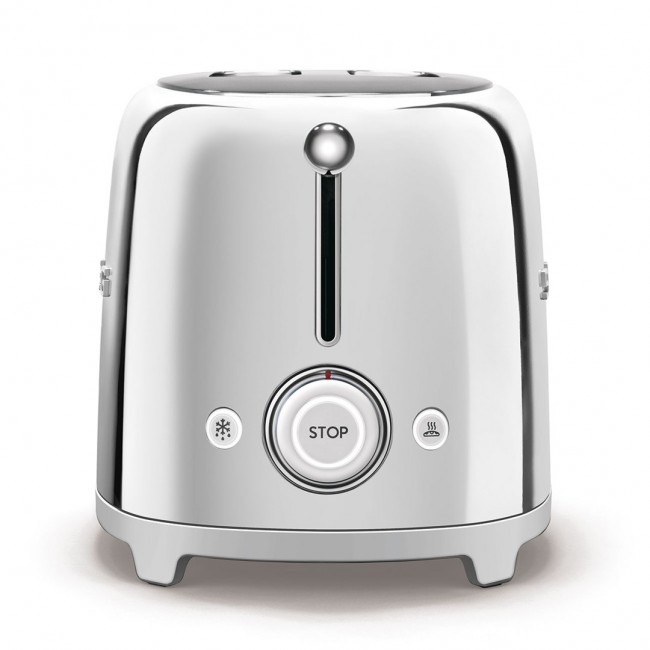 toaster 4 slices chrome