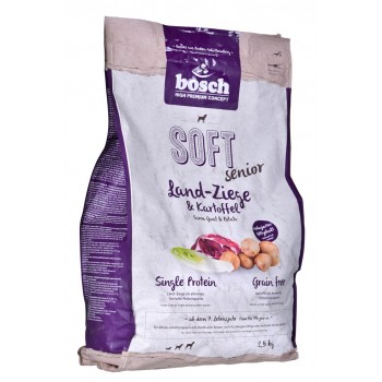 BOSCH Senior Soft Goat & Potatoes - dry dog food - 2,5kg