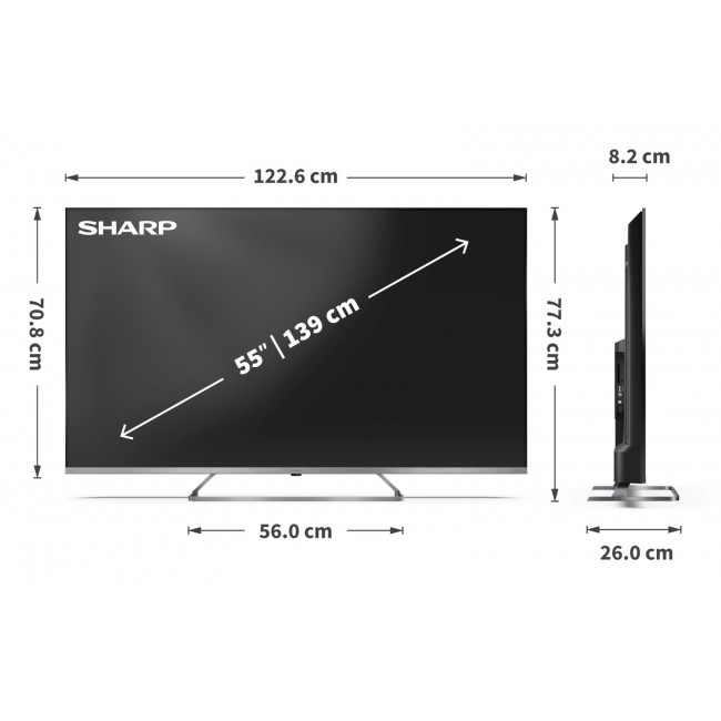 Sharp 55JP7265E TV 139.7 cm (55