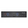 Shuttle XPC slim Barebone DS50U, Intel Celeron 7305, 2x LAN (1x 2.5Gbit ,1x 1Gbit), 1xCOM,1xHDMI,1xDP, 1x VGA, fanless, 24/7 permanent operation