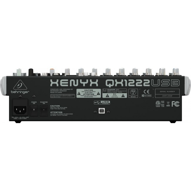 Behringer QX1222USB audio mixer 16 channels Behringer QX1222USB audio mixer 16 channels