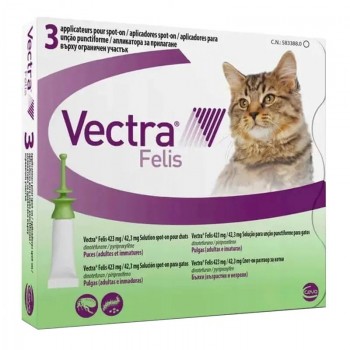 CEVA Vectra Felis - flea drops for cats - 3pcs.