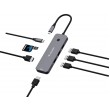 Verbatim CMH-08 USB Type-C 5000 Mbit/s Silver