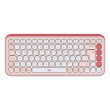 Logitech POP Icon Keys keyboard Universal Bluetooth QWERTY US International Rose