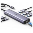 Ugreen 15598 interface hub USB 3.2 Gen 1 (3.1 Gen 1) Type-C 5000 Mbit/s Silver