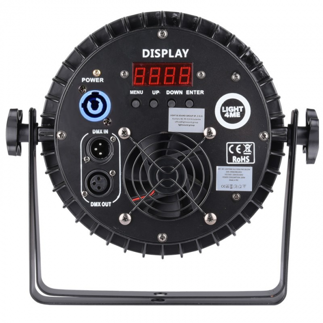 LIGHT4ME ALU QUAD PAR 18x6W RGBW - stage spotlight