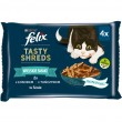 FELIX Tasty Shreds with salmon and tuna - 4x 80g FELIX Tasty Shreds with salmon and tuna - 4x 80g