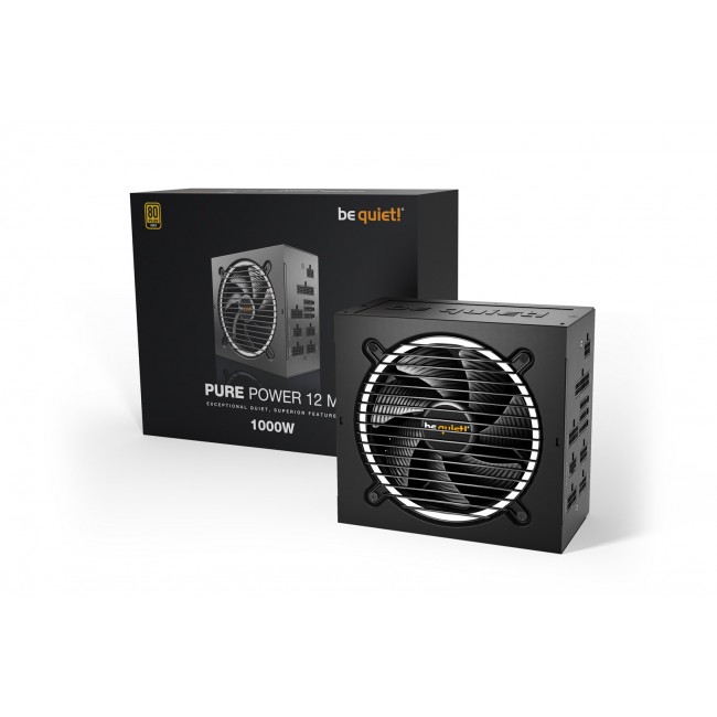 be quiet! Pure Power 12 M power supply unit 1000 W 20+4 pin ATX ATX Black be quiet! Pure Power 12 M power supply unit 1000 W 20+4 pin ATX ATX Black