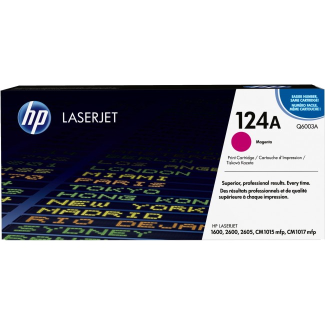 HP 124A Magenta Original LaserJet Toner Cartridge