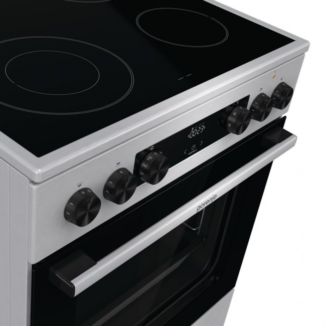 Gorenje GECS6C70XC cooker Freestanding cooker Electric Coil hob Stainless steel A