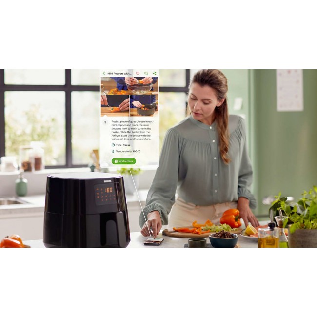 Philips Essential HD9280/70 fryer Single 6.2 L 2000 W Deep fryer Black, Silver Philips Essential HD9280/70 fryer Single 6.2 L 2000 W Deep fryer Black, Silver