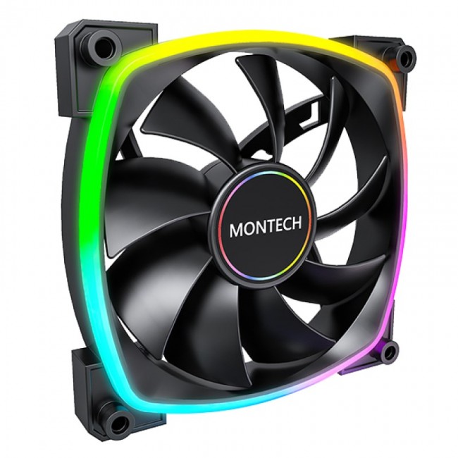 Montech AX140 PWM Computer case Fan 14 cm Black 1 pc(s) Montech AX140 PWM Computer case Fan 14 cm Black 1 pc(s)