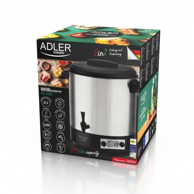 Electric pasteurizer ADLER AD 4496 Electric pasteurizer ADLER AD 4496
