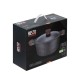 Resto Kitchenware Capella 4.6 L Round Black, Wood