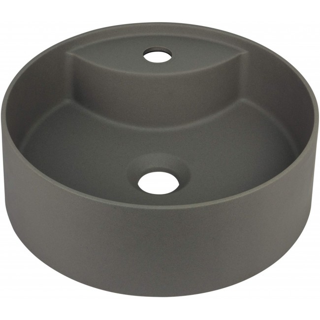 Granite countertop washbasin with space for a tap Granite countertop washbasin with space for a tap