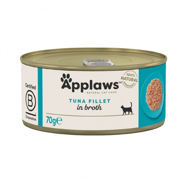 APPLAWS Tuna fillet in broth - wet cat food - 70g APPLAWS Tuna fillet in broth - wet cat food - 70g