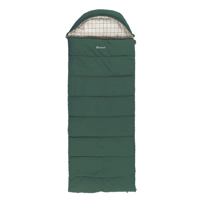 Outwell Camper Prime Adult Semi-rectangular sleeping bag Cotton, Polyester Green