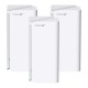Tenda MX21 Pro(3-pack) Tri-band (2.4 GHz / 5 GHz / 6 GHz) Wi-Fi 6 (802.11ax) White Internal