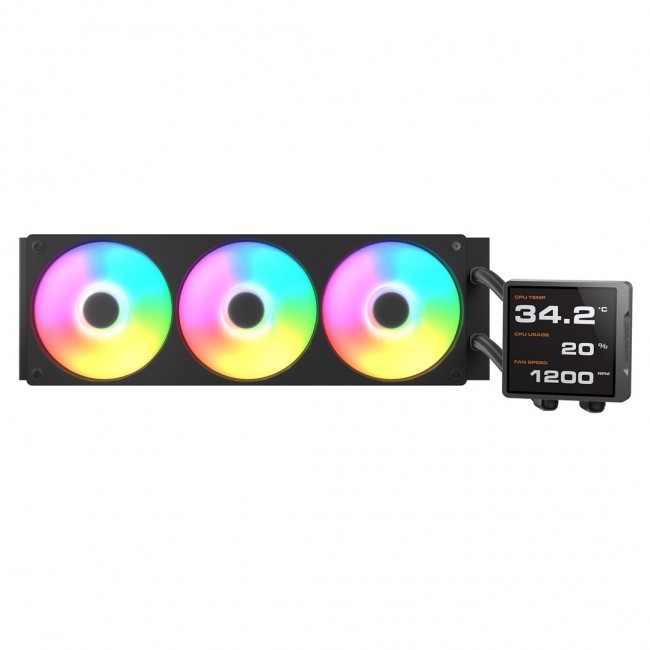 COUGAR CPU Water Cooling Poseidon Vistek Pro 360, ARGB, Black
