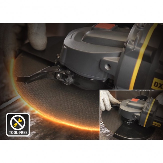 CAT DX35 mains-powered angle grinder