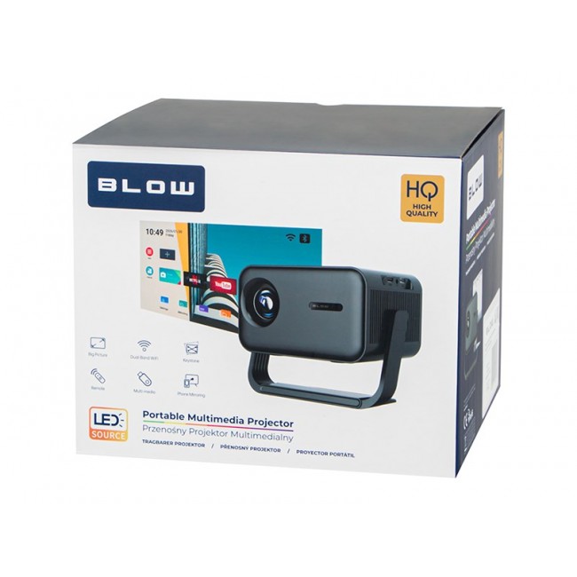 BLOW AndroidTV FullHD MaxView portable projector black