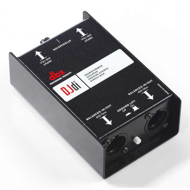 dbx DBXDJDI direct box Passive direct box Black