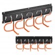 Maclean Wall-Mounted Garden Tool Organizer, steel, with hooks, max. load 30 kg, width 40 cm, MC-193