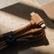 Native Union Belt Cable Duo USB cable 1.5 m USB C USB C/Lightning Yellow