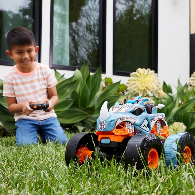 Hot Wheels Monster Truck RC Vehicle 1:12 Rhinomite Mega Transformation HPK27 p1 MATTEL Hot Wheels Monster Truck RC Vehicle 1:12 Rhinomite Mega Transformation HPK27 p1 MATTEL