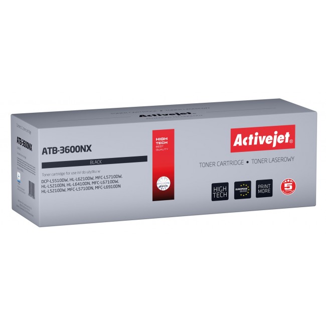 Activejet ATB-3600NX Toner for Brother printers Replacement Brother TN3600XL Supreme 6000 pages black) Activejet ATB-3600NX Toner for Brother printers Replacement Brother TN3600XL Supreme 6000 pages black)