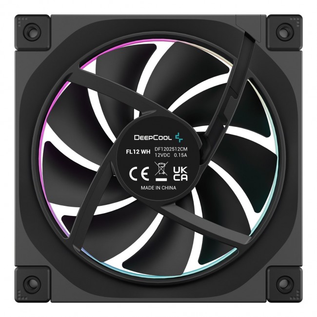 DeepCool FL12 Computer case Fan 12 cm Black 1 pc(s)