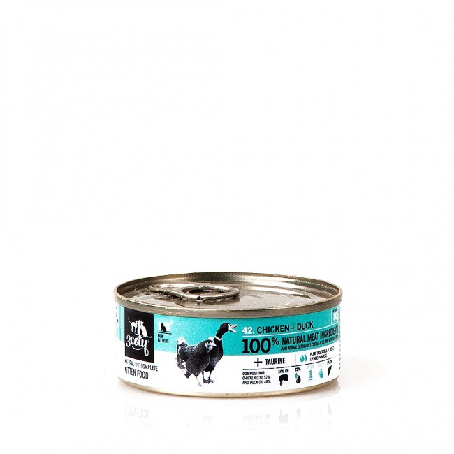 3COTY Chicken with duck For kittens - wet cat food - 80g 3COTY Chicken with duck For kittens - wet cat food - 80g