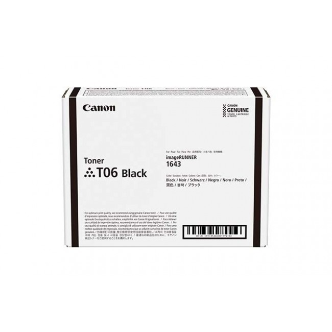 Canon T06 toner cartridge 1 pc(s) Original Black Canon T06 toner cartridge 1 pc(s) Original Black