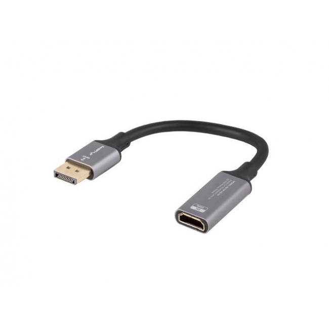 Lanberg AD-DP-HD-04 video cable adapter 0.2 m DisplayPort HDMI Silver, Black Lanberg AD-DP-HD-04 video cable adapter 0.2 m DisplayPort HDMI Silver, Black