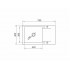 Sink KORFU 78x46 black 1B 1D