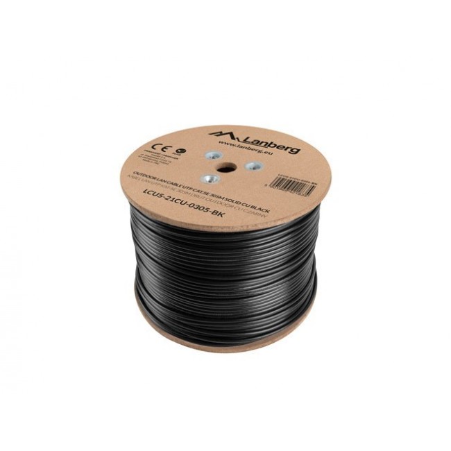LANBERG EXTERNAL CABLE UTP CAT.5E 305M WIRE CU LANBERG EXTERNAL CABLE UTP CAT.5E 305M WIRE CU