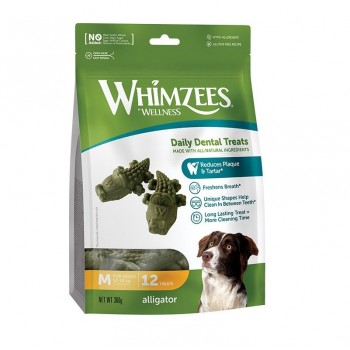 WHIMZEES Aligator M - dog treat - 360g