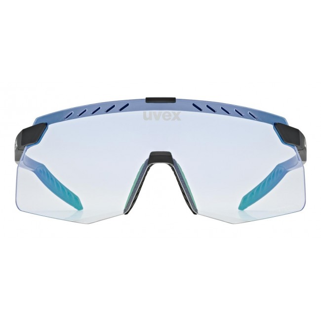 Uvex 5330842204 sports glasses Unisex Semi rimless Black Interchangeable lenses