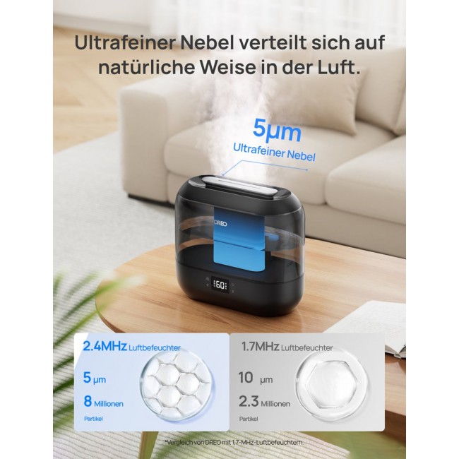 Dreo HM311S humidifier 4 L Grey