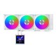 Lian Li HydroShift II LCD-S 360 CL Processor Liquid cooling kit 12 cm White 1 pc(s)