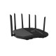 ASUS RT-BE90U BE9400 AiMesh wireless router 2.5 Gigabit Ethernet Tri-band (2.4 GHz / 5 GHz / 6 GHz) Black