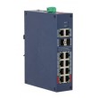 Dahua Technology CHS4212-8GT-110 network switch Managed L2 Gigabit Ethernet (10/100/1000) Power over Ethernet (PoE) Desktop Blue