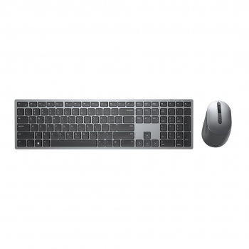 DELL KM7321W keyboard RF Wireless + Bluetooth QWERTY US International Grey, Titanium