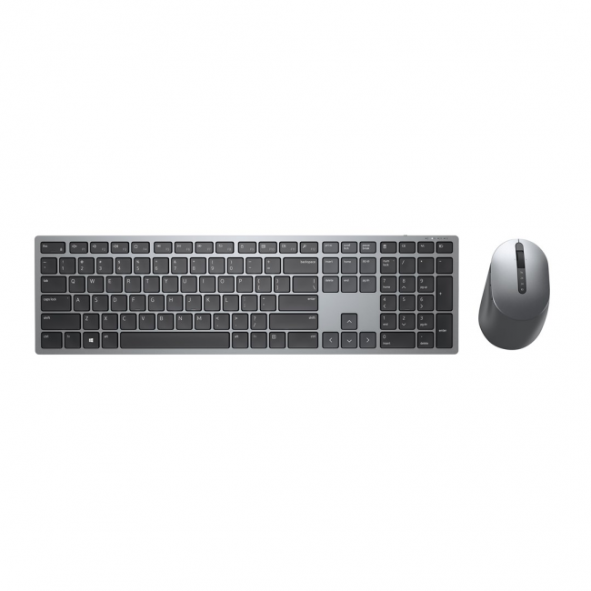 DELL KM7321W keyboard RF Wireless + Bluetooth QWERTY US International Grey, Titanium