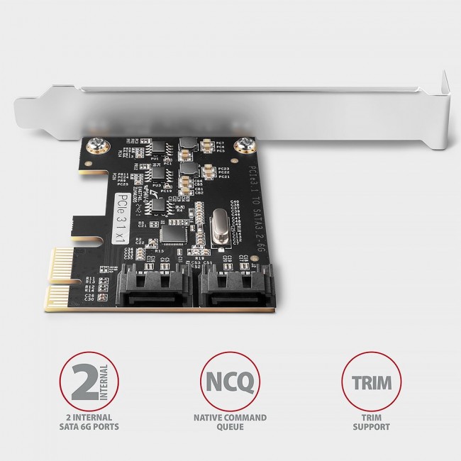 Axagon PCES-SJ2 interface cards/adapter Internal SATA Axagon PCES-SJ2 interface cards/adapter Internal SATA