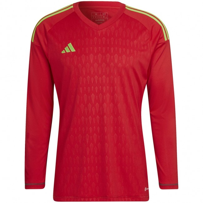 adidas Tiro 23 Competition Long Sleeve Men's Goalkeeper T-Shirt Red HL0007 adidas Tiro 23 Competition Long Sleeve Men's Goalkeeper T-Shirt Red HL0007
