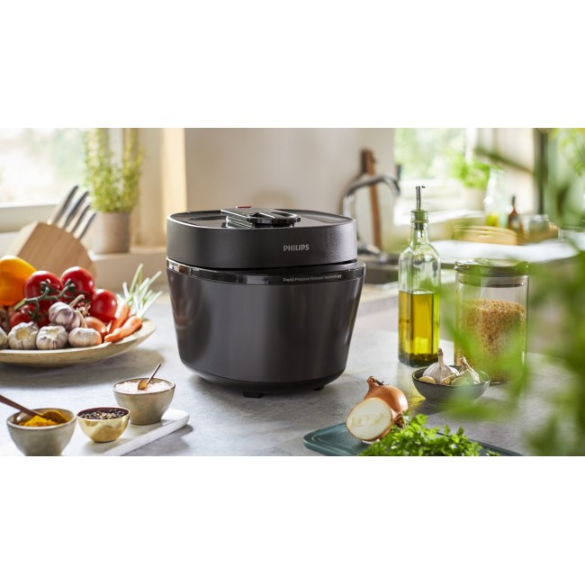 Philips | HD2151/40 | All-in-one Pressure Cooker | 1000 W | 5 L | Number of programs 12 | Black Philips | HD2151/40 | All-in-one Pressure Cooker | 1000 W | 5 L | Number of programs 12 | Black