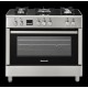 Gas-electric Cooker Ravanson KWGE-K90 Cheff Modern (silver)