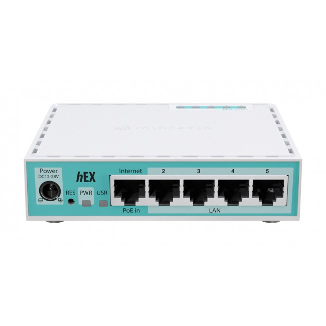 Mikrotik hEX wired router Gigabit Ethernet White Mikrotik hEX wired router Gigabit Ethernet White