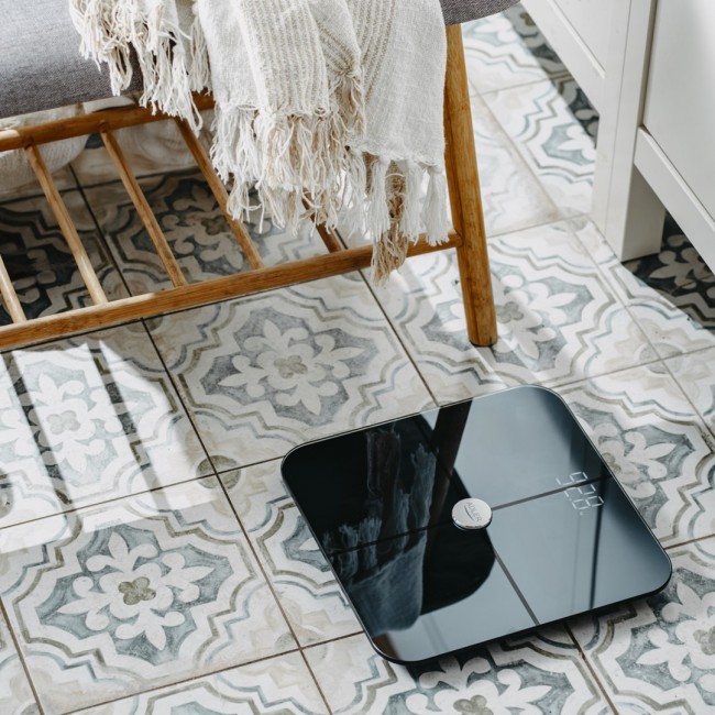 ADLER 8187b black bathroom scales